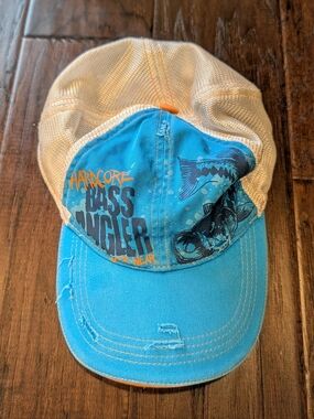 BUCK WEAR Hardcore Bass Angler  Mesh-Back Trucker Hat
